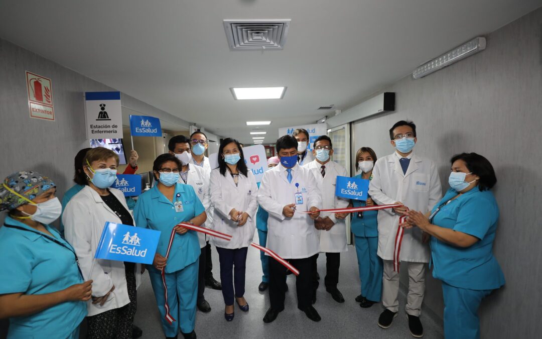 Hospital Rebagliati inaugura Unidad de Trasplantes Alogénicos con Sistema de Monitoreo de la contaminación, el primero del país en tener esta tecnología.